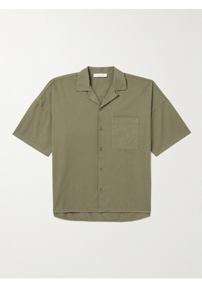 Applied Art Forms - PM2-1 Oversized Convertible-Collar Cotton-Twill Shirt - Men - Green - S