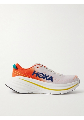 Hoka One One - Bondi X Mesh Running Sneakers - Men - Orange - US 8.5
