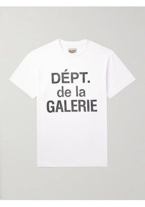 Gallery Dept. - Logo-Print Cotton-Jersey T-Shirt - Men - White - S