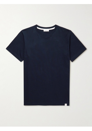Norse Projects - Niels Slim-Fit Organic Cotton-Jersey T-Shirt - Men - Blue - XS