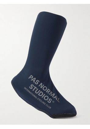 Pas Normal Studios - Logo-Print Stretch-Jersey Overshoes - Men - Blue - S