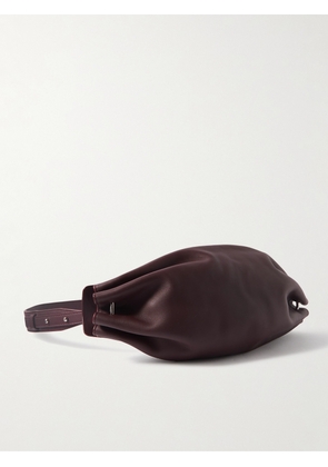 Bonastre - Ring Leather Messenger Bag - Men - Burgundy