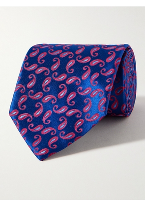 Charvet - 8.5cm Paisley-Jacquard Silk Tie - Men - Purple