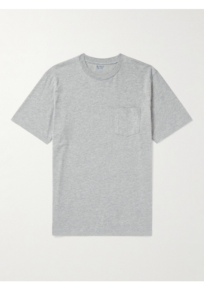 Hartford - Pocket Garment-Dyed Cotton-Jersey T-Shirt - Men - Gray - S
