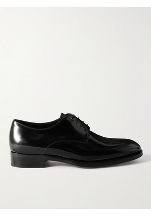 SAINT LAURENT - Adrien 25 Leather Derby Shoes - Men - Black - EU 41