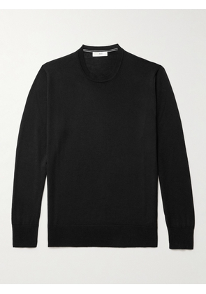 Mr P. - Merino Wool Sweater - Men - Black - XS