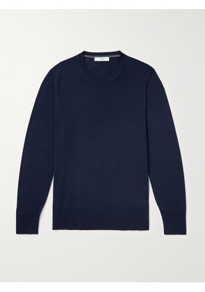 Mr P. - Merino Wool Sweater - Men - Blue - XS