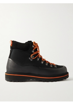 Mr P. - Diemme Roccia Vet Sport Leather-Trimmed Mesh and Rubber Hiking Boots - Men - Black - UK 7