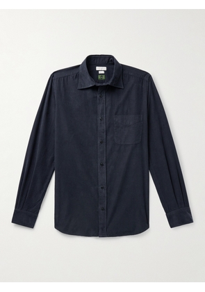 Incotex - Glanshirt Cotton-Corduroy Shirt - Men - Blue - EU 37