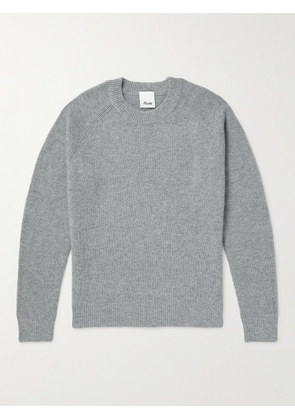 Allude - Ribbed Cashmere-Blend Sweater - Men - Gray - XS