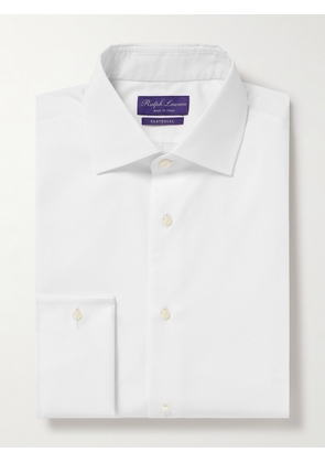 Ralph Lauren Purple Label - Aston Bib-Front Cotton-Poplin Shirt - Men - White - UK/US 15