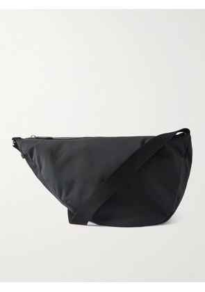 The Row - Slouchy Banana Two Leather-Trimmed Nylon Belt Bag - Men - Black