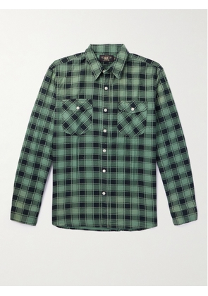 RRL - Preston Checked Cotton Shirt - Men - Green - XS