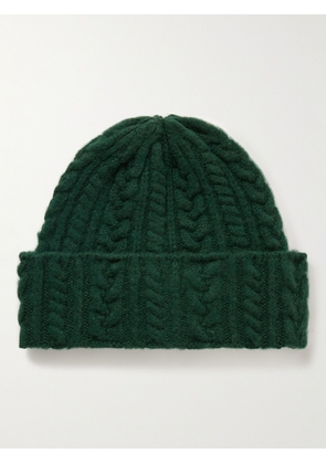 Howlin' - Cable-Knit Wool Beanie - Men - Green