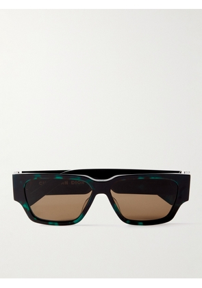 Dior Eyewear - CD Diamond S5I D-Frame Tortoiseshell Acetate and Silver-Tone Sunglasses - Men - Black