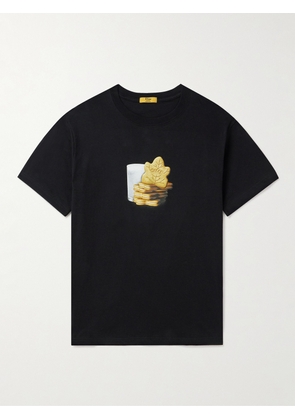 DIME - Maple Logo-Print Cotton-Jersey T-Shirt - Men - Black - S