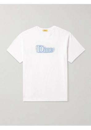 DIME - Noize Logo-Print Cotton-Jersey T-Shirt - Men - White - S
