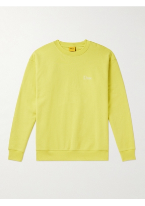DIME - Logo-Embroidered Cotton-Jersey Sweatshirt - Men - Yellow - S