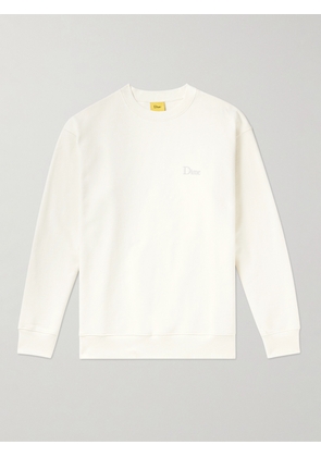 DIME - Logo-Embroidered Cotton-Jersey Sweatshirt - Men - Neutrals - S