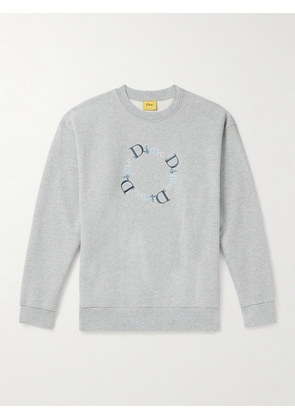 DIME - Classic Bff Logo-Embroidered Cotton-Jersey Sweatshirt - Men - Gray - S