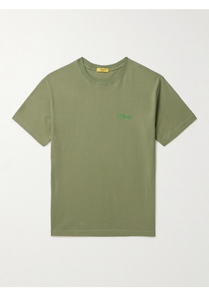 DIME - Logo-Embroidered Cotton-Jersey T-Shirt - Men - Green - S
