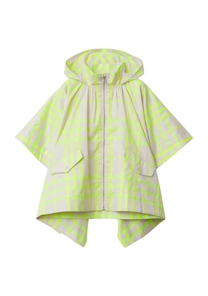 Burberry Kids Hooded Check Raincoat (3-14 Years)