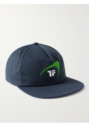 Throwing Fits - Logo-Embroidered Cotton-Blend Twill Baseball Cap - Men - Blue
