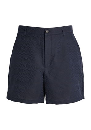 Missoni Cotton-Linen Zigzag Shorts