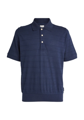 Oliver Spencer Rib-Knit Glendale Polo Shirt