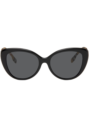 Burberry Black & Beige Check Sunglasses