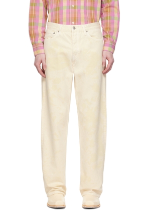 Sunflower Off-White Loose-Fit Jeans