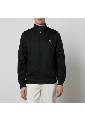 Fred Perry Cotton-Blend Twill Harrington Jacket - S