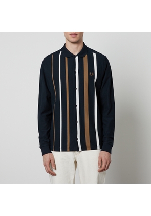 Fred Perry Striped Cotton Shirt - L