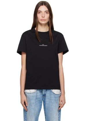 Maison Margiela Black Embroidered T-Shirt