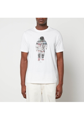 PS Paul Smith Astronaut Organic Cotton-Jersey T-Shirt - M