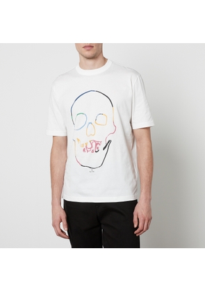 PS Paul Smith Linear Skull Cotton-Jersey T-Shirt - S