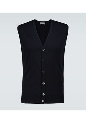 John Smedley Stavely knitted wool vest