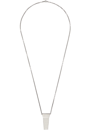 Rick Owens Silver Trunk Necklace
