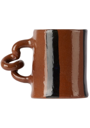 Harlie Brown Studio Brown & Black Stripe Delights Mug