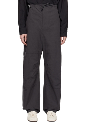 LEMAIRE Gray Maxi Trousers