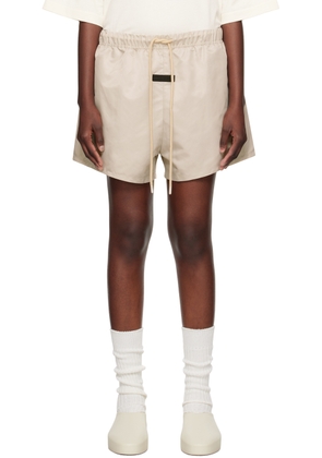 Fear of God ESSENTIALS Taupe Drawstring Shorts