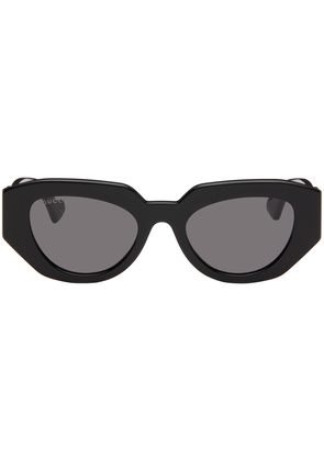 Gucci Black Geometric Sunglasses