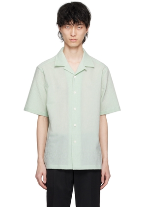ZEGNA Green Button Shirt