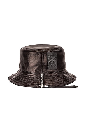 Loewe Fisherman Hat in Black - Black. Size 59 (also in ).