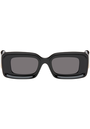 LOEWE Black Rectangular Sunglasses