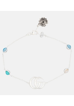 Gucci GG Marmont Flower sterling silver bracelet
