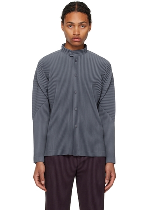HOMME PLISSÉ ISSEY MIYAKE Gray Monthly Color October Shirt