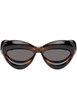 LOEWE Tortoiseshell Inflated Cat-Eye Sunglasses