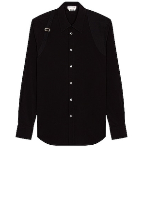 Alexander McQueen Shirt in Black - Black. Size 15 (also in 15.5, 16).