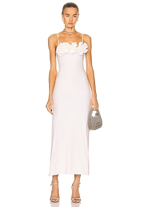 Maygel Coronel Aura Maxi Dress in White - White. Size all.